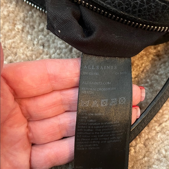 All Saints Leather Crossbody Purse - Picture 11 of 14